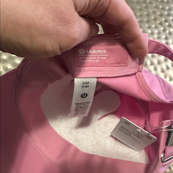 NWT Lululemon Classic Ball Cap *Wordmark Pink frost blissful pink unisex - Picture 8 of 8